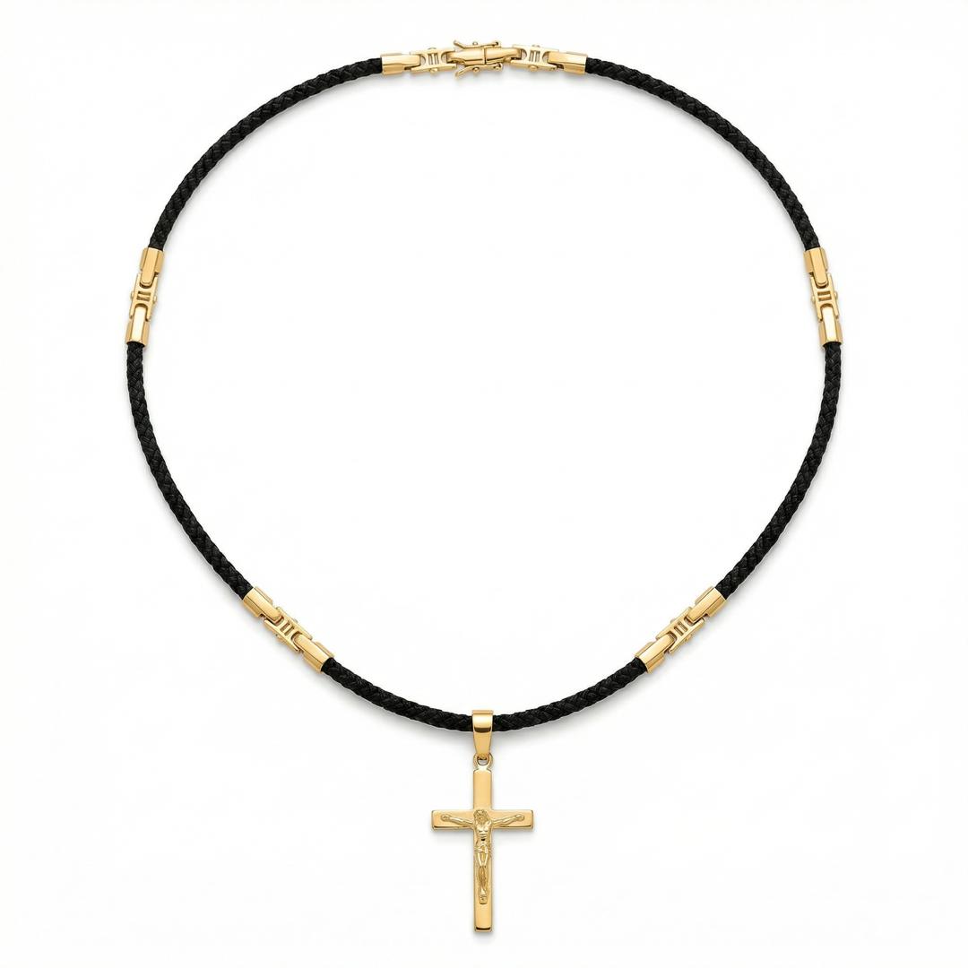 Black Silk Rope Necklace | Borowski Jewelry