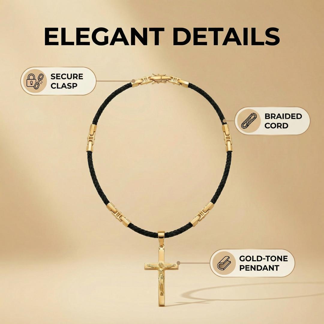 Black Silk Rope Necklace | Borowski Jewelry