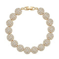 Full Pavé CZ Bracelet — 304 Stones | 18K Gold Plated