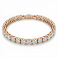 Tennis Bracelet — Garnet Red 3A CZ | 18K Gold Plated